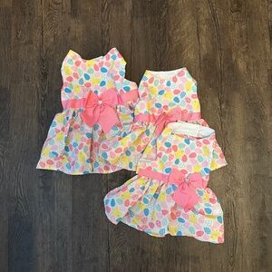 SimplyWag Dog Dress Easter Clothing Lot Small / Medium